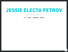 Tablet Screenshot of jessieelecta.com